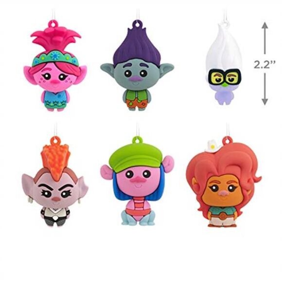 Hallmark Christmas Ornament, DreamWorks Trolls World Tour Mystery Blind Bag - Picture 3 of 3